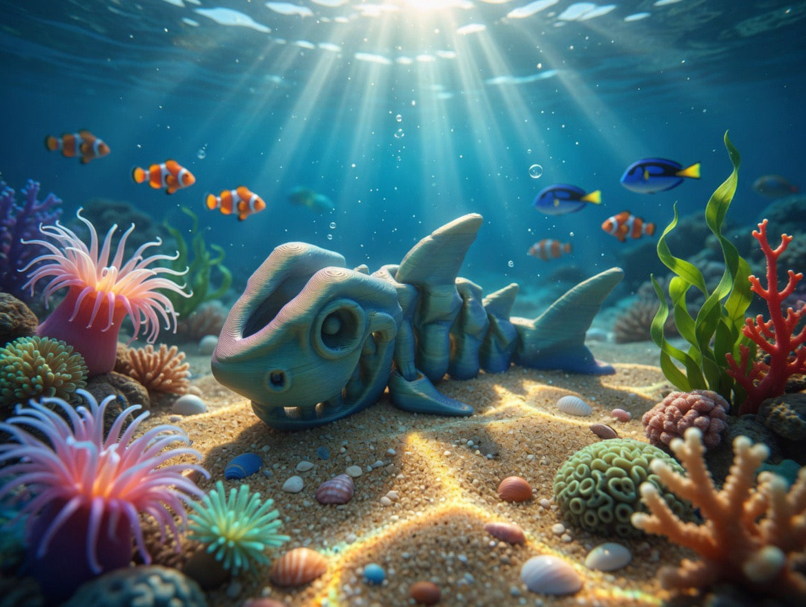 Baby Skeleton Shark