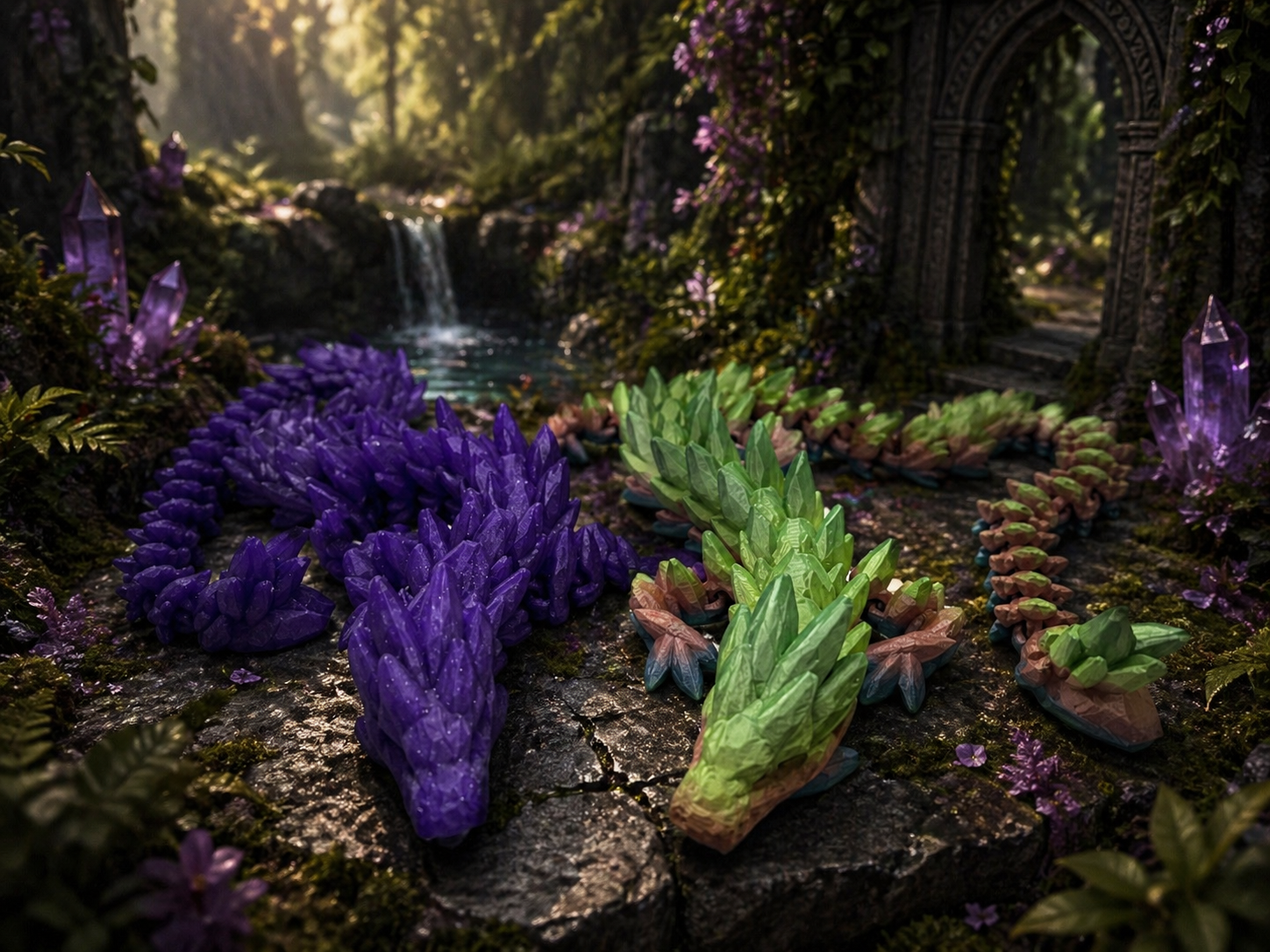 Large Gemstone Dragon