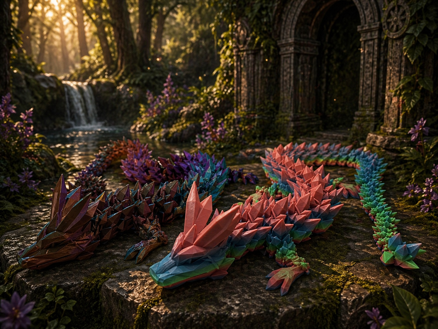 Large Crystal Dragon